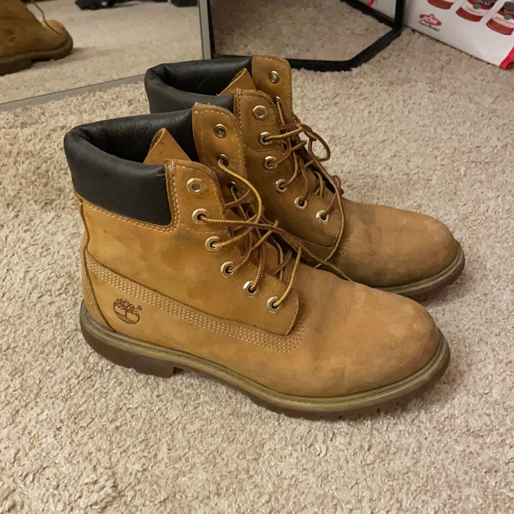 Suede timberland boots